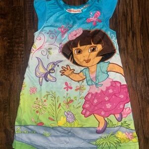 Nickelodeon Blue and Pink Dora Dress